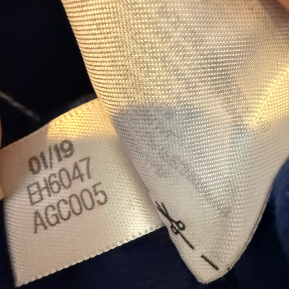 RARE Adidas x Ji Won Choi Blue and White Tie Front Top - Picture 10 of 11